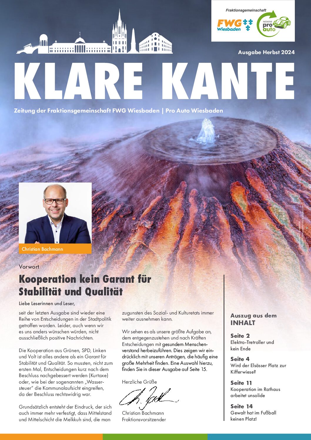 Neue Fraktionszeitung online!